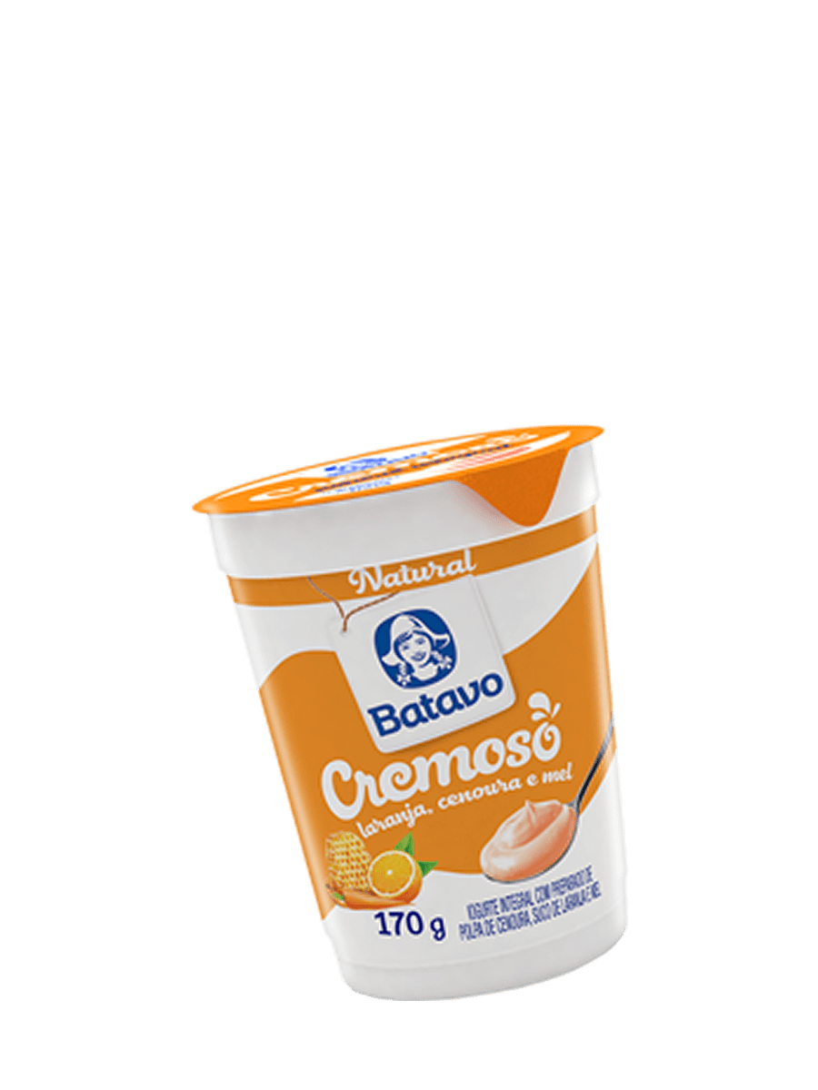 Cremoso  –  Laranja, cenoura e mel 170g