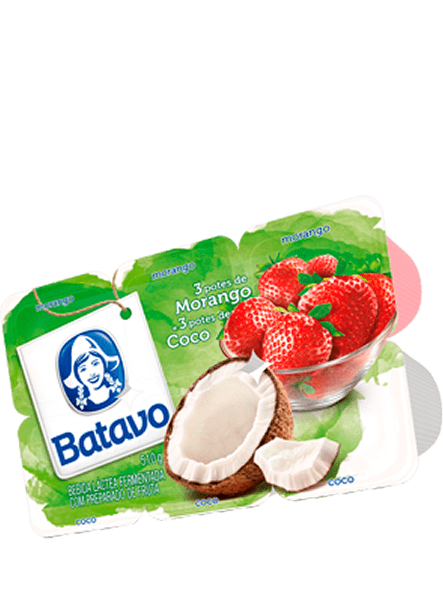 Iogurte  –  Morango e Coco 510g