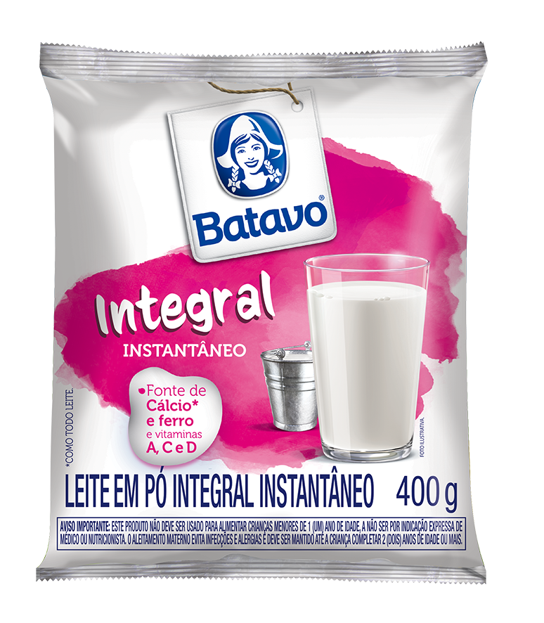 Leite  – Integral Em pó 400g