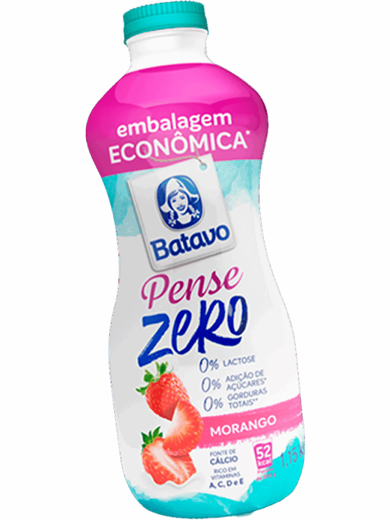Pense Zero - Líquido Morango 1150g